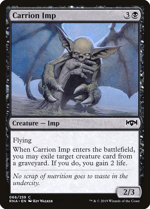 Ravnica Allegiance - 66 - Carrion Imp - Common - B - Non-foil