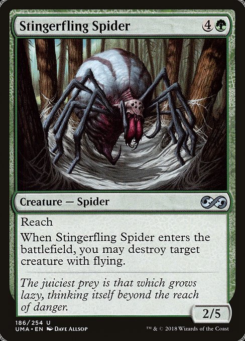 Ultimate Masters - 186 - Stingerfling Spider - Uncommon - G - Non-foil