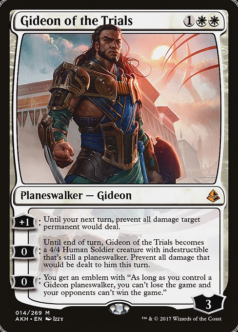 Amonkhet - 14 - Gideon of the Trials - Mythic - W - Non-foil