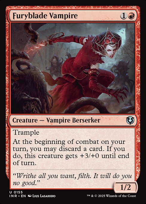 Innistrad Remastered - 155 - Furyblade Vampire - Uncommon - R - Non-foil