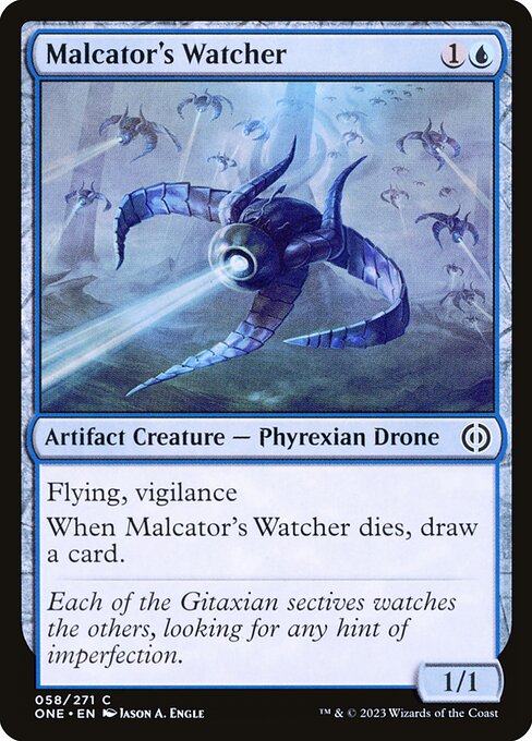 Phyrexia: All Will Be One - 58 - Malcator's Watcher - Common - U - Non-foil