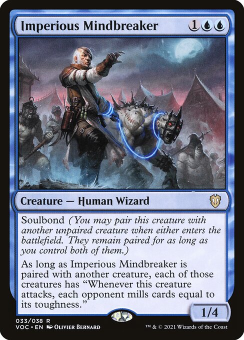 Crimson Vow Commander - 33 - Imperious Mindbreaker - Rare - U - Non-foil