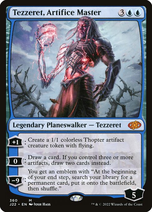 Jumpstart 2022 - 360 - Tezzeret, Artifice Master - Mythic - U - Non-foil