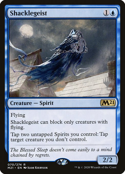 Core Set 2021 Promos - 70p - Shacklegeist - Rare - U - Non-foil - Promo