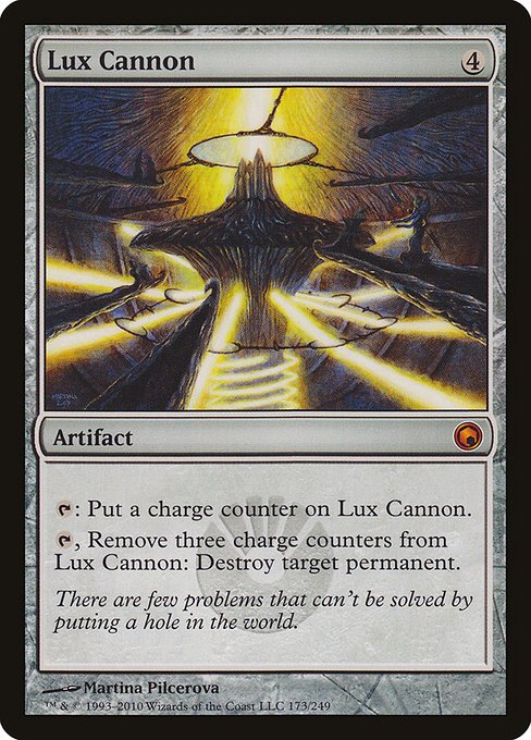 Scars of Mirrodin - 173 - Lux Cannon - Mythic - C - Non-foil