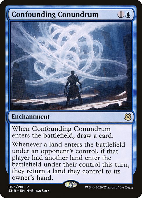 Zendikar Rising - 53 - Confounding Conundrum - Rare - U - Foil