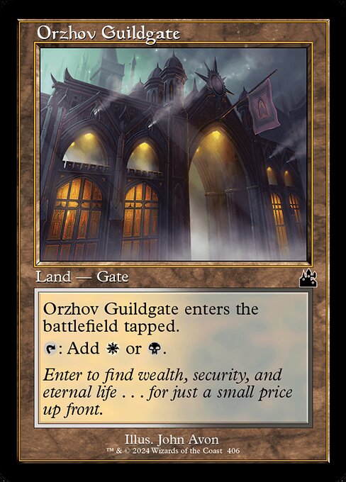 Ravnica Remastered - 406 - Orzhov Guildgate - Common - C - Non-foil
