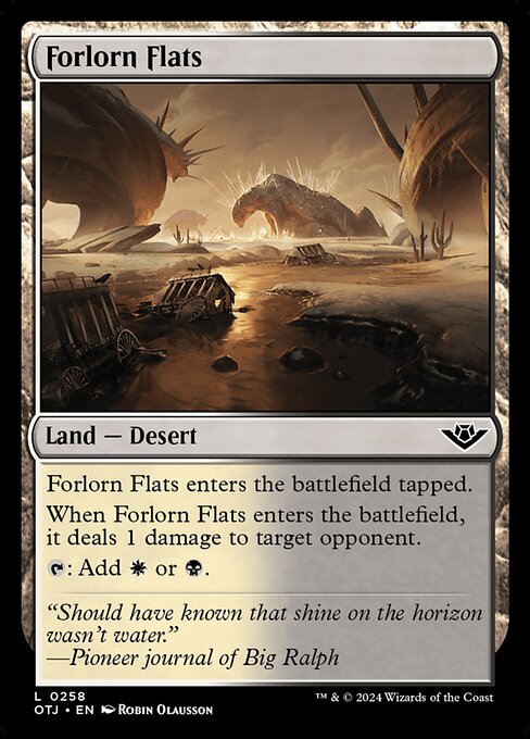 Outlaws of Thunder Junction - 258 - Forlorn Flats - Common - C - Non-foil