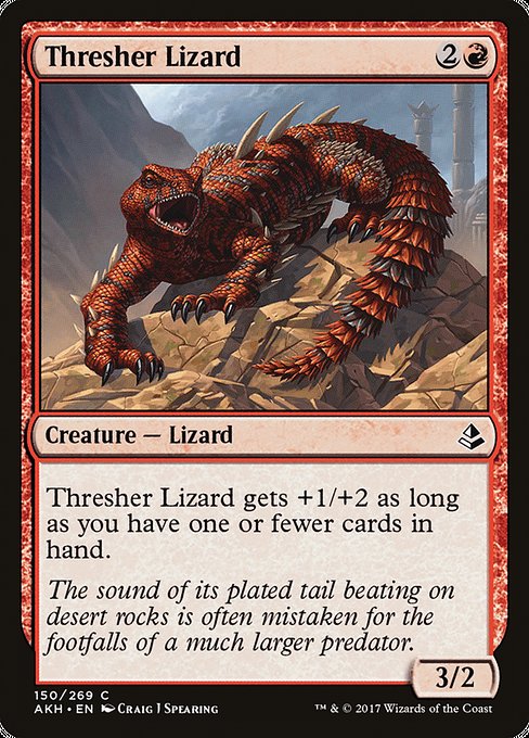 Amonkhet - 150 - Thresher Lizard - Common - R - Non-foil