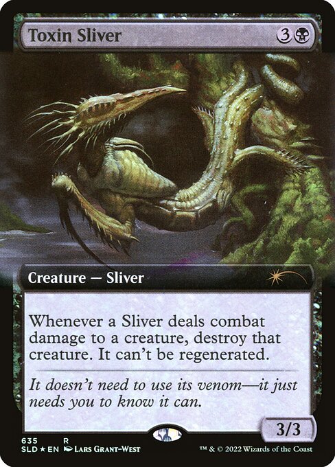 Secret Lair Drop - 635 - Toxin Sliver - Rare - B - Foil - Promo