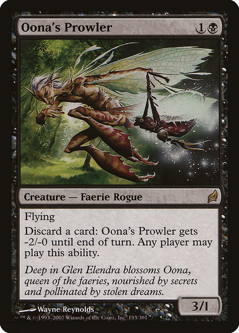 Lorwyn - 133 - Oona's Prowler - Rare - B - Non-foil