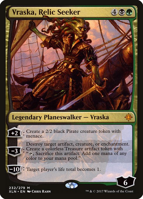 Ixalan - 232 - Vraska, Relic Seeker - Mythic - BG - Non-foil