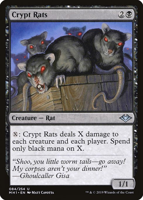 Modern Horizons - 84 - Crypt Rats - Uncommon - B - Non-foil