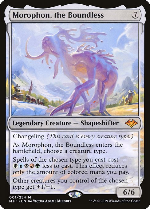 Modern Horizons - 1 - Morophon, the Boundless - Mythic - C - Non-foil