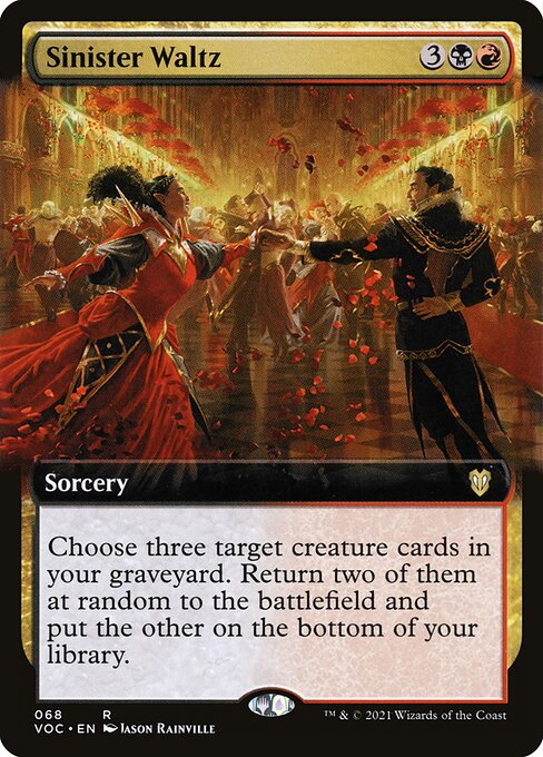 Crimson Vow Commander - 68 - Sinister Waltz - Rare - BR - Non-foil