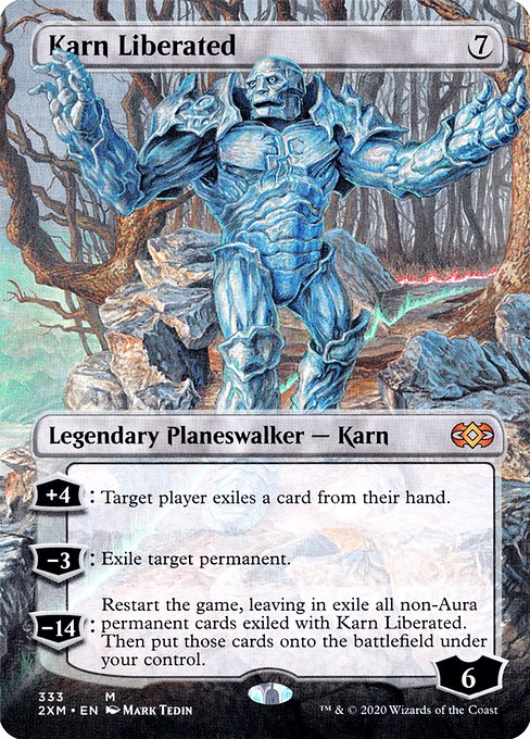 Double Masters - 333 - Karn Liberated - Mythic - C - Foil