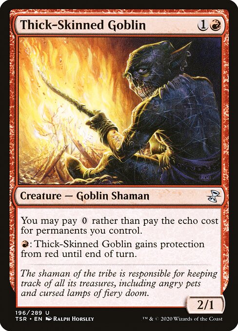 Time Spiral Remastered - 196 - Thick-Skinned Goblin - Uncommon - R - Non-foil