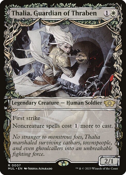 Multiverse Legends - 7 - Thalia, Guardian of Thraben - Rare - W - Non-foil
