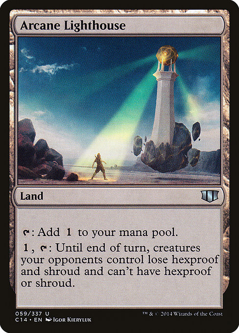 Commander 2014 - 59 - Arcane Lighthouse - Uncommon - C - Non-foil