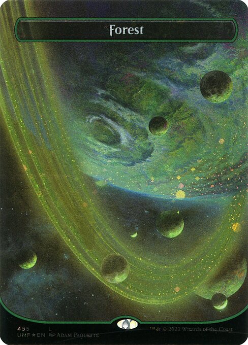 Unfinity - 495 - Forest - Common - C - Galaxy Foil