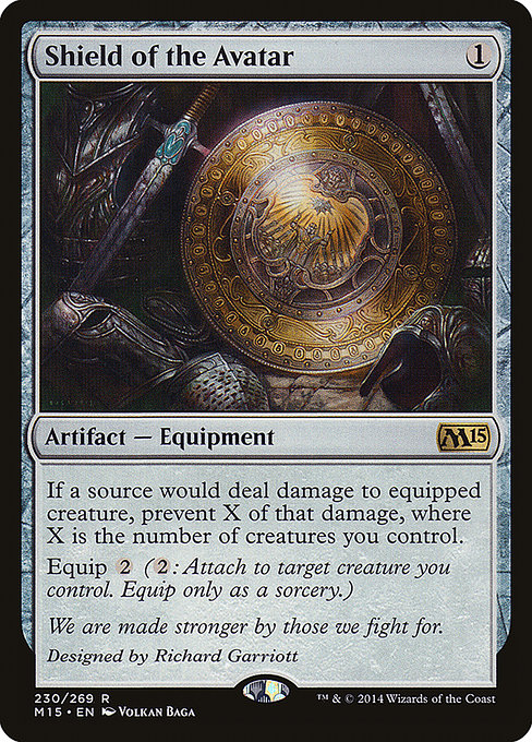 Magic 2015 - 230 - Shield of the Avatar - Rare - C - Non-foil