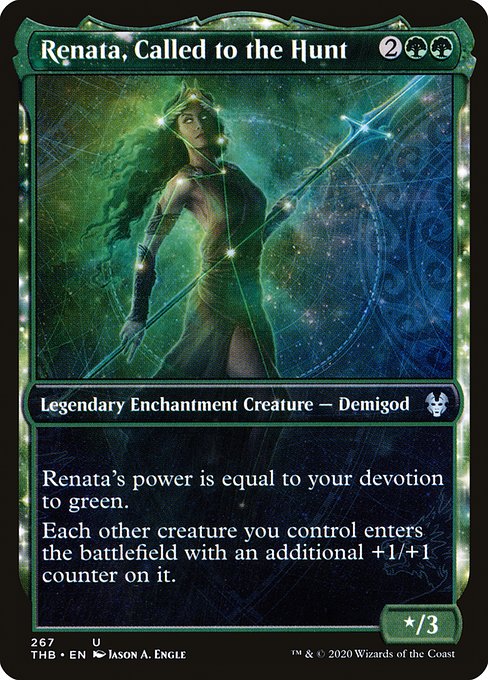 Theros Beyond Death - 267 - Renata, Called to the Hunt - Uncommon - G - Foil