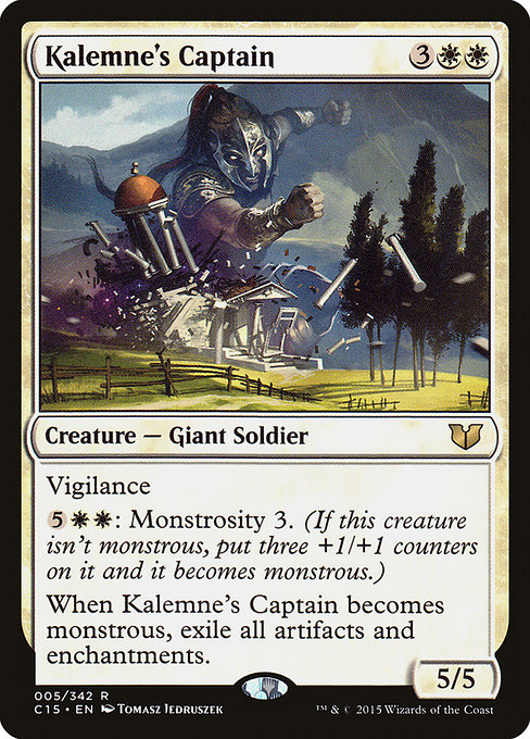 Commander 2015 - 5 - Kalemne's Captain - Rare - W - Non-foil
