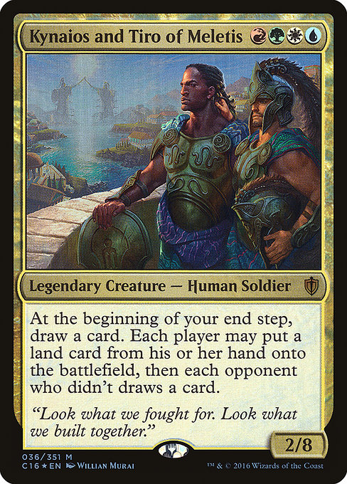 Commander 2016 - 36 - Kynaios and Tiro of Meletis - Mythic - Multi - Foil