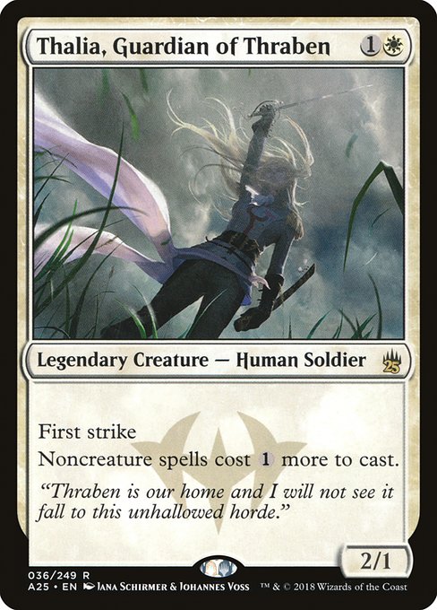 Masters 25 - 36 - Thalia, Guardian of Thraben - Rare - W - Non-foil