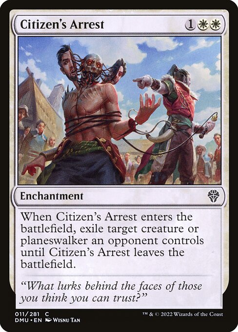 Dominaria United - 11 - Citizen's Arrest - Common - W - Non-foil