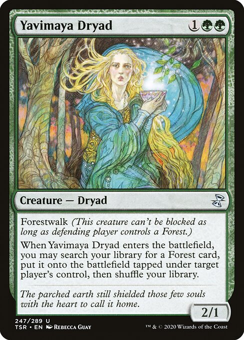 Time Spiral Remastered - 247 - Yavimaya Dryad - Uncommon - G - Non-foil
