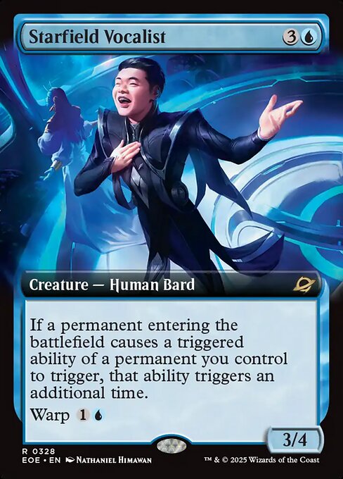 Edge of Eternities - 328 - Starfield Vocalist - Rare - U - Foil