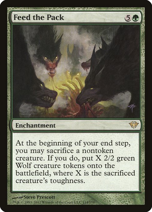 Dark Ascension - 114 - Feed the Pack - Rare - G - Non-foil
