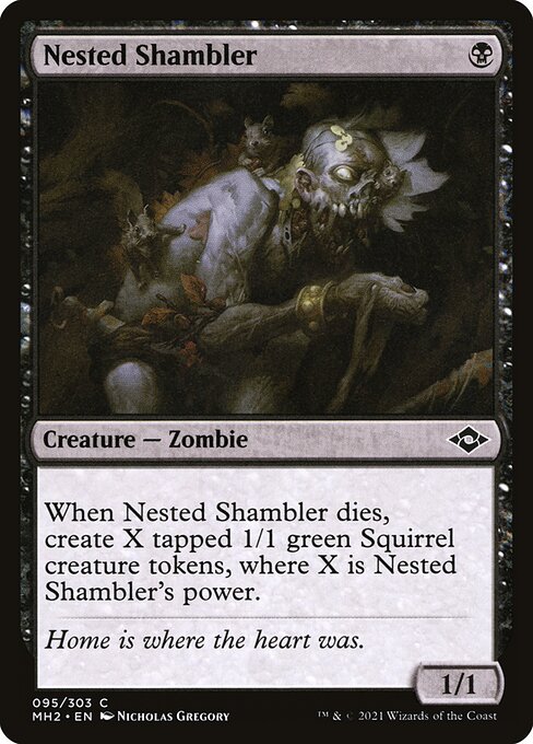 Modern Horizons 2 - 95 - Nested Shambler - Common - B - Non-foil