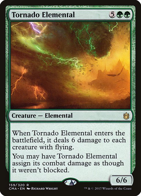 Commander Anthology - 159 - Tornado Elemental - Rare - G - Non-foil