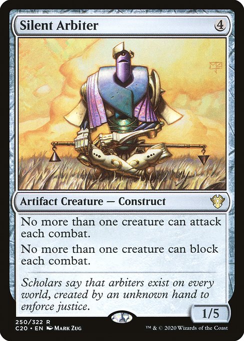 Commander 2020 - 250 - Silent Arbiter - Rare - C - Non-foil