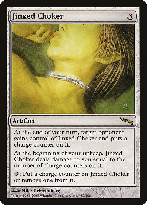 Mirrodin - 189 - Jinxed Choker - Rare - C - Non-foil