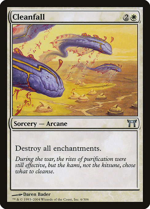 Champions of Kamigawa - 6 - Cleanfall - Uncommon - W - Non-foil