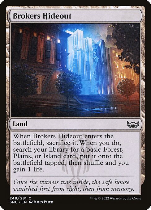 Streets of New Capenna - 248 - Brokers Hideout - Common - C - Non-foil