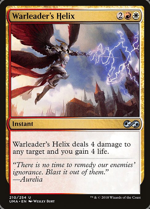 Ultimate Masters - 210 - Warleader's Helix - Uncommon - WR - Non-foil