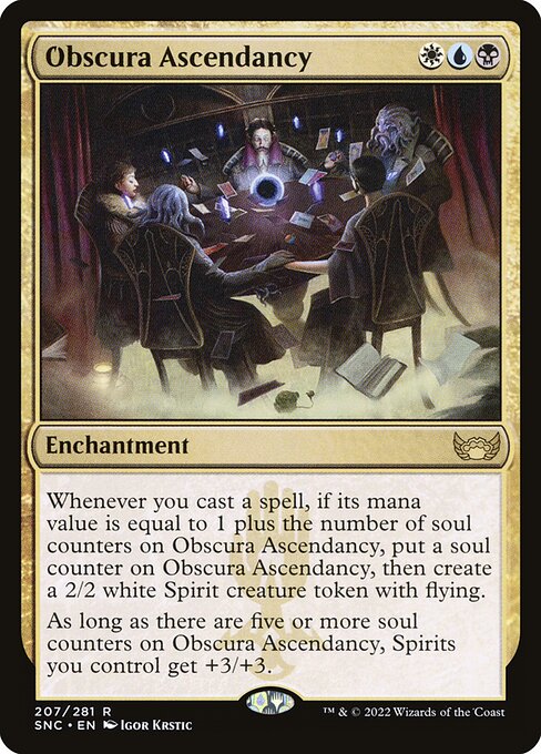 Streets of New Capenna - 207 - Obscura Ascendancy - Rare - Multi - Non-foil