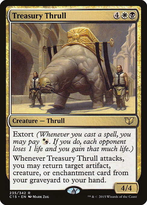 Commander 2015 - 235 - Treasury Thrull - Rare - WB - Non-foil