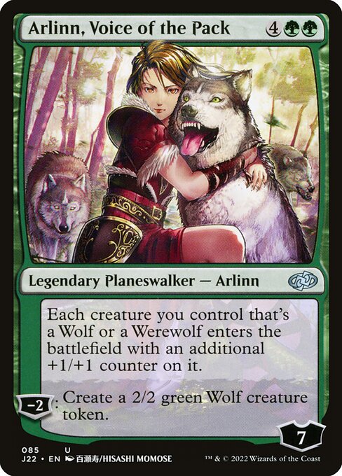 Jumpstart 2022 - 85 - Arlinn, Voice of the Pack - Uncommon - G - Non-foil