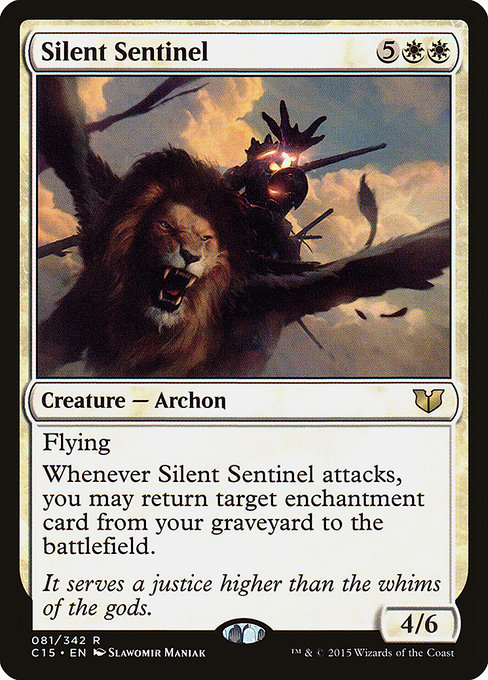 Commander 2015 - 81 - Silent Sentinel - Rare - W - Non-foil