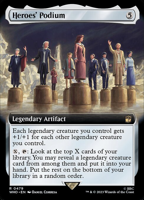 Doctor Who - 479 - Heroes' Podium - Rare - C - Non-foil