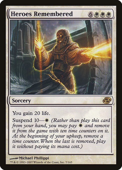 Planar Chaos - 7 - Heroes Remembered - Rare - W - Non-foil