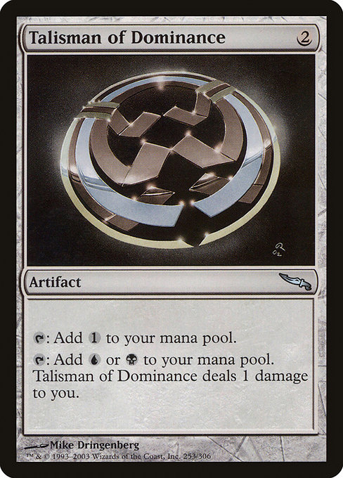 Mirrodin - 253 - Talisman of Dominance - Uncommon - C - Non-foil