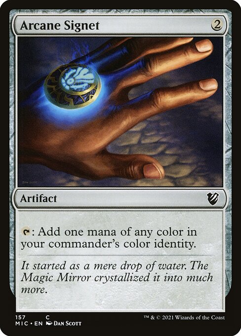 Midnight Hunt Commander - 157 - Arcane Signet - Common - C - Non-foil
