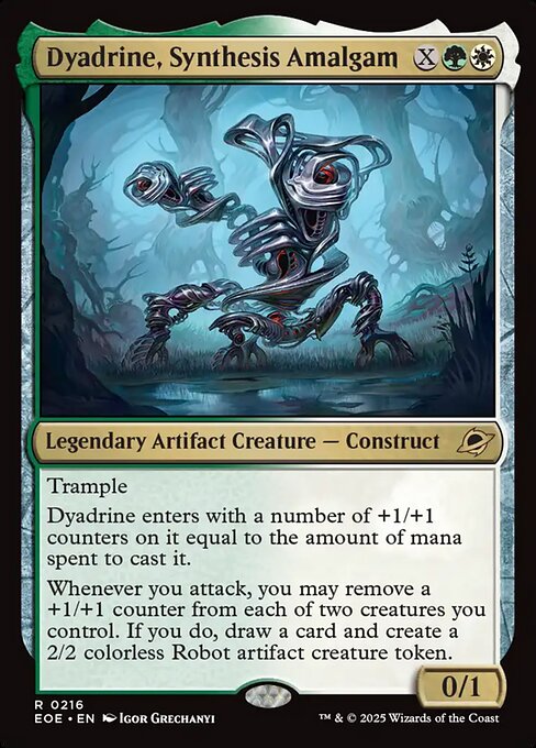 Edge of Eternities - 216 - Dyadrine, Synthesis Amalgam - Rare - WG - Non-foil