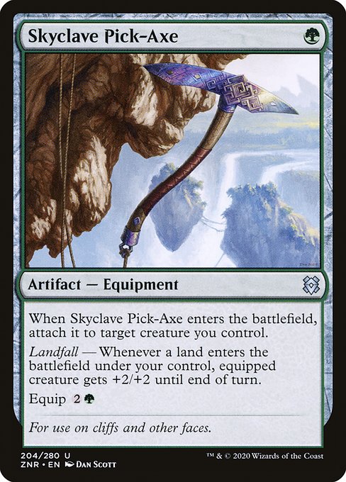 Zendikar Rising - 204 - Skyclave Pick-Axe - Uncommon - G - Non-foil